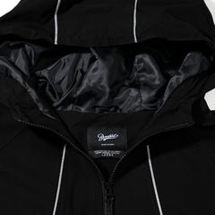 Pp Stretch Hooded Jacket Black