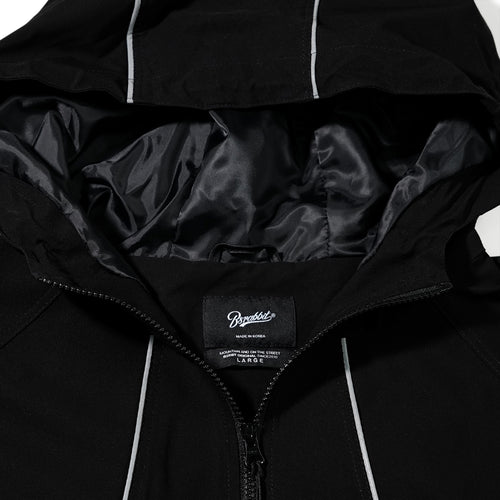 Pp Stretch Hooded Jacket Black