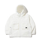 Big Pocket Hooded Jacket White