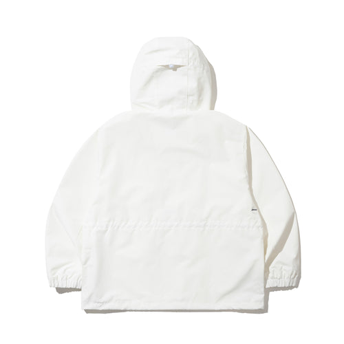 Big Pocket Hooded Jacket White
