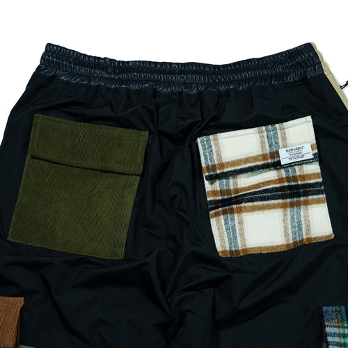 Metal Logo Wappen Ventilation Wide Cargo Track Pants Mix Color