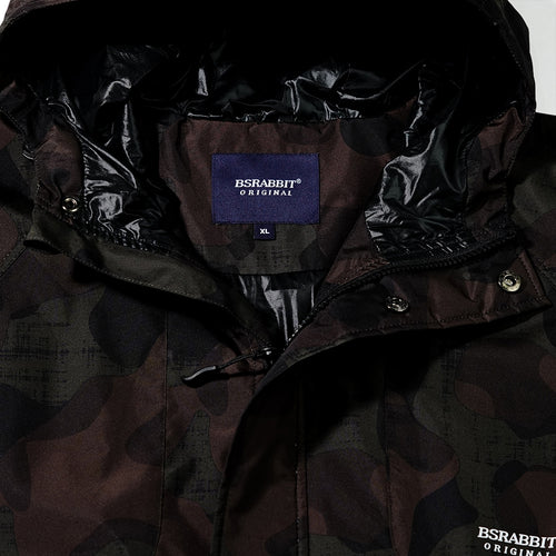 Soft Light Hooded Jacket Dark Camouflage