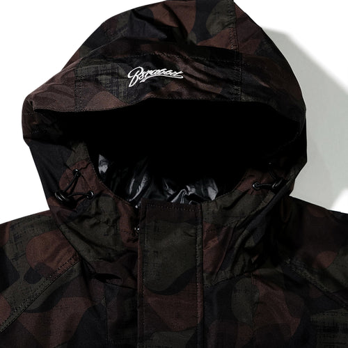 Soft Light Hooded Jacket Dark Camouflage