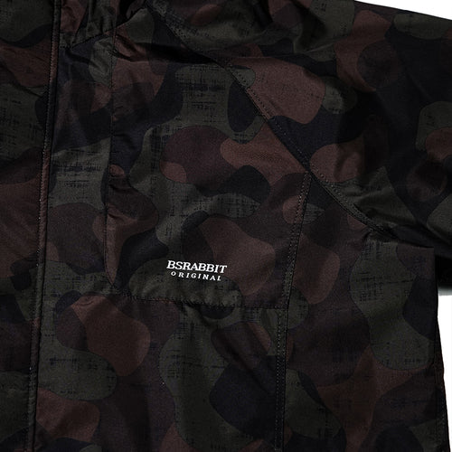 Soft Light Hooded Jacket Dark Camouflage