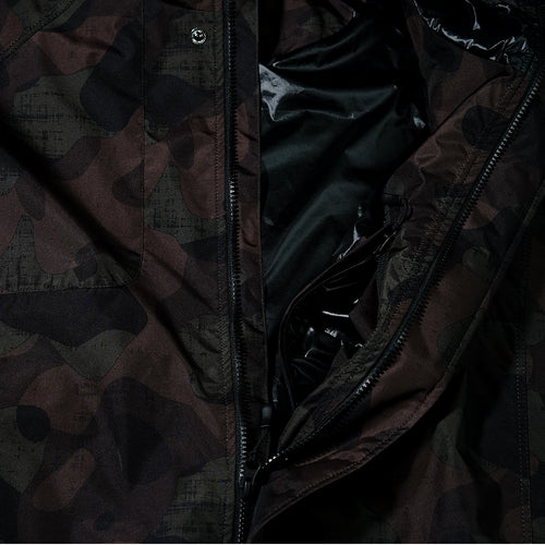 Soft Light Hooded Jacket Dark Camouflage