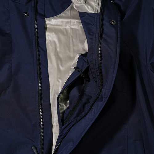 Soft Light Hooded Jacket Navy