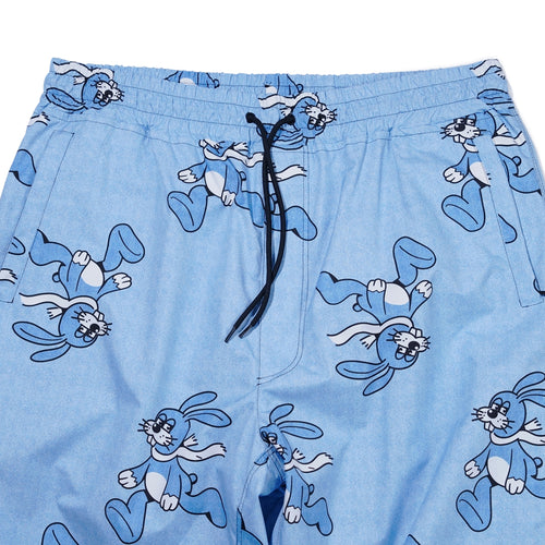 All Over Sunday Rabbit Wide Track Pants Light Blue