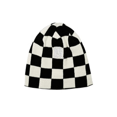 Bsr Logo Beanie Checker Board