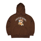 Lucky Jungle Hoodie Brown