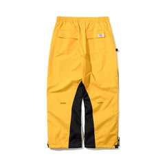 Retro Wide Track Pants Yellow