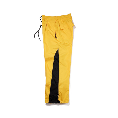 Retro Wide Track Pants Yellow