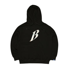 B Logo Hoodie Black