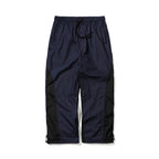 Retro Wide Track Pants Navy