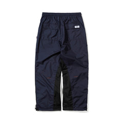 Retro Wide Track Pants Navy