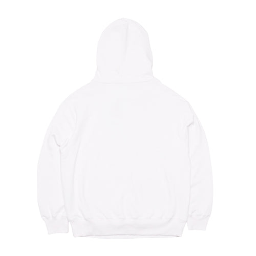 B Logo Hoodie White