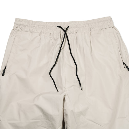 Retro Wide Track Pants Beige