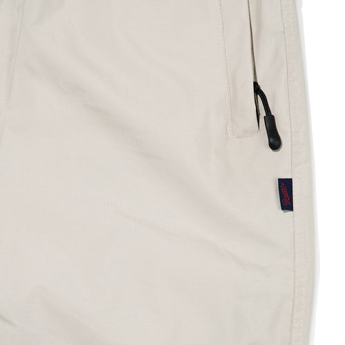 Retro Wide Track Pants Beige
