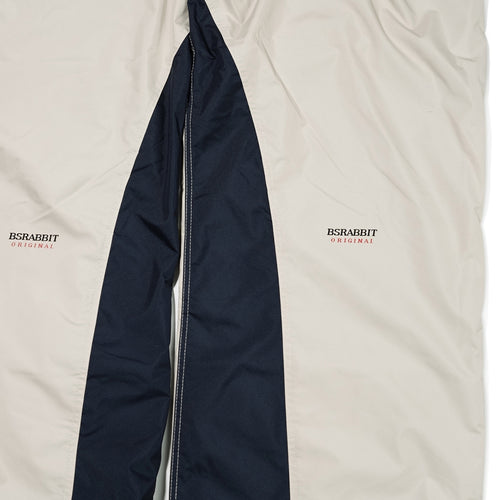 Retro Wide Track Pants Beige