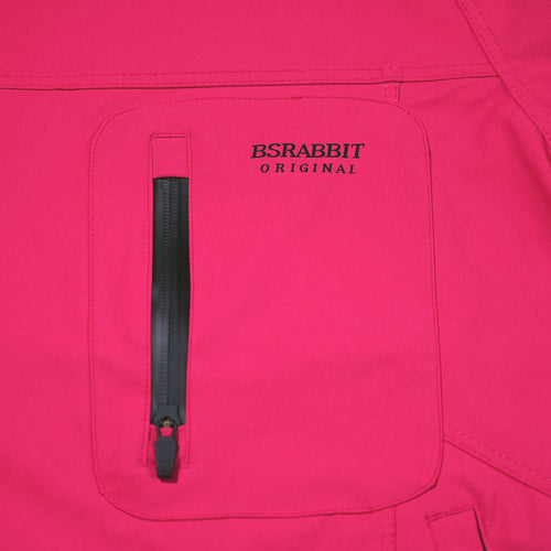 Work Stretch 3L Hooded Jacket Pink