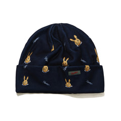 Br Pat Jersey Beanie Navy
