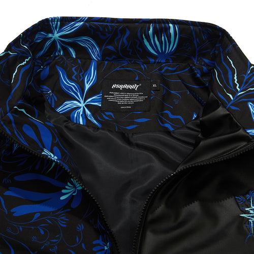 J-Blue Flower Jacket Black