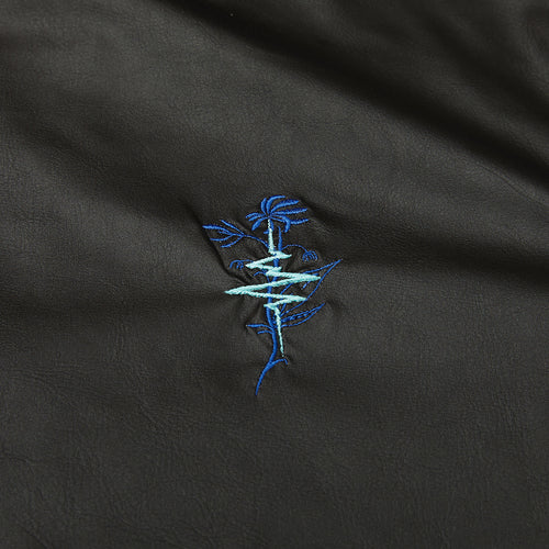 J-Blue Flower Jacket Black