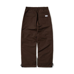 Basic Logo Wide Track Pants Chocolate