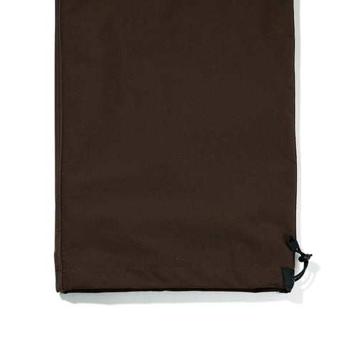 Basic Logo Wide Track Pants Chocolate