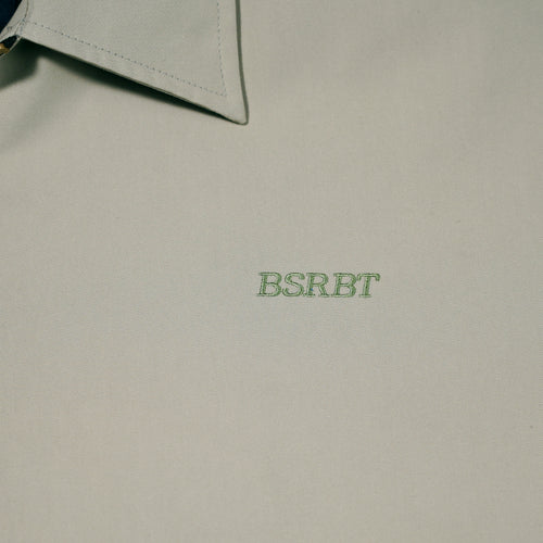 Cl Collar Neck Jacket Khaki Beige