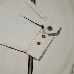 Cl Collar Neck Jacket Khaki Beige