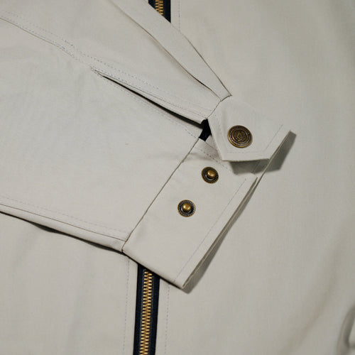 Cl Collar Neck Jacket Khaki Beige