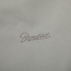 Logo Collar Cotton Basic Jacket Gray