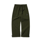 Basic Logo Wide Track Pants Khaki