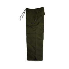 Basic Logo Wide Track Pants Khaki