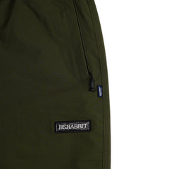 Basic Logo Wide Track Pants Khaki