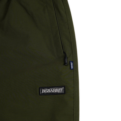 Basic Logo Wide Track Pants Khaki