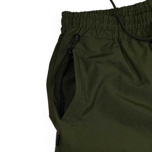 Basic Logo Wide Track Pants Khaki