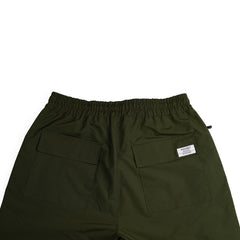 Basic Logo Wide Track Pants Khaki