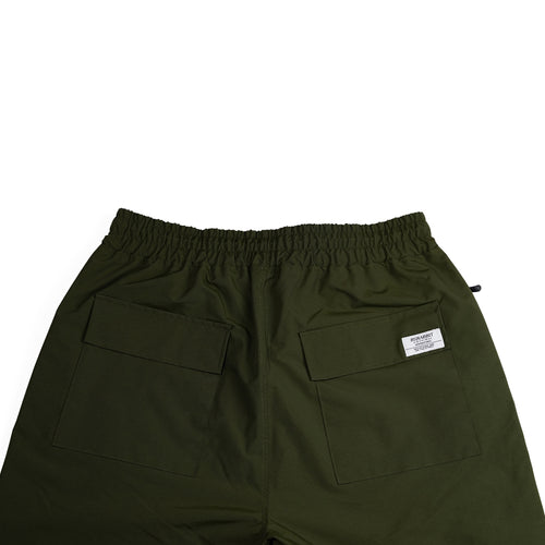 Basic Logo Wide Track Pants Khaki