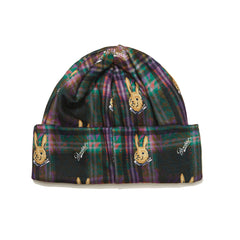 Br Check Pat Jersey Beanie Green