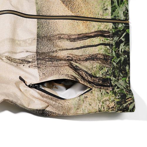 Ff Collar Neck Jacket Fog Forest