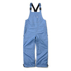 Poly Denim Bib Pants Light Blue