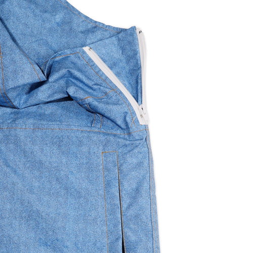 Poly Denim Bib Pants Light Blue