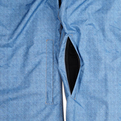 Poly Denim Bib Pants Light Blue