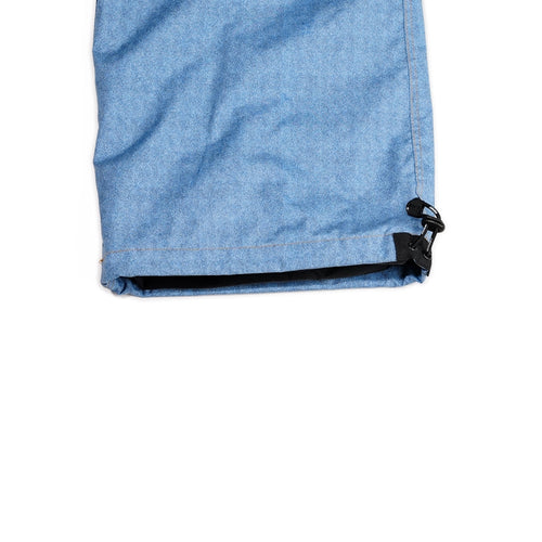 Poly Denim Bib Pants Light Blue