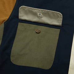 Logo Collar Cotton Basic Jacket Mix