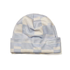 Monogram Beanie Sky Blue