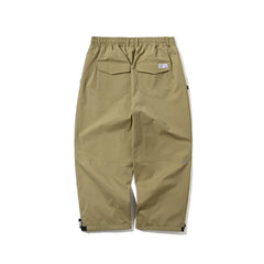 Soft Peach Super Wide Ventilation Pants Khaki