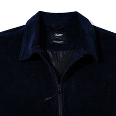 Cp Collar Neck Jacket Corduroy Navy