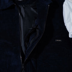 Cp Collar Neck Jacket Corduroy Navy